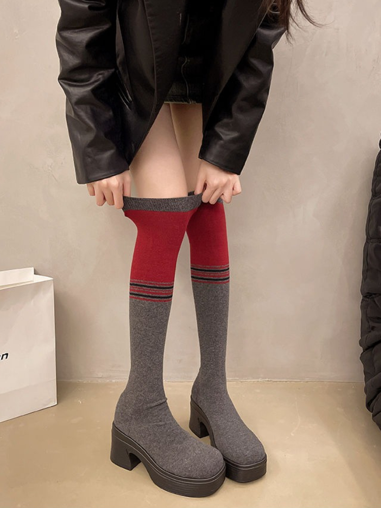 Kalın Topuklu Kadın Diz Üstü Ç - Knee High Sock Women incelemesi ve fiyatı
