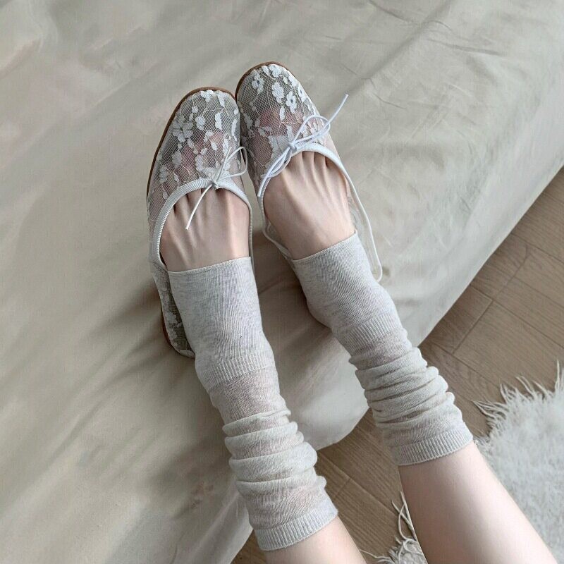 1 Çift Şeffaf Fileli Bol Paça  - Boot Sock Slouchy incelemesi ve fiyatı